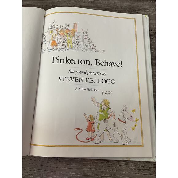 1979 Pinkerton, Behave! By Steven Kellogg Hardback - Picture 4 of 9
